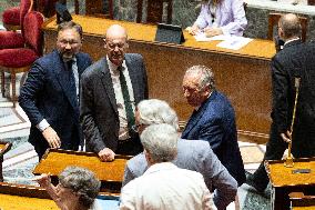 Examination of a PS motion of no confidence against the French prime minister - Paris RL