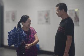 Citizens Enjoy Coolness in The Air-raid Shelter in Hangzhou
