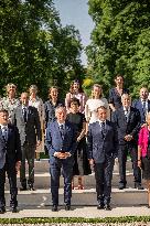 President Macron And Government Members Family Picture - Paris