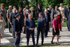 President Macron And Government Members Family Picture - Paris