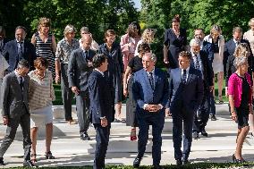 President Macron And Government Members Family Picture - Paris