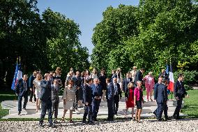 President Macron And Government Members Family Picture - Paris