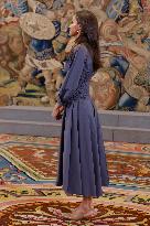 Queen Letizia Receives In Audience - Madrid