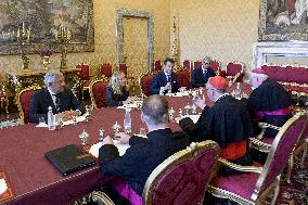 Pope Leo XIV Meets Giorgia Meloni - Vatican