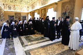 Pope Leo XIV Meets Ukrainian Bishops - Vatican