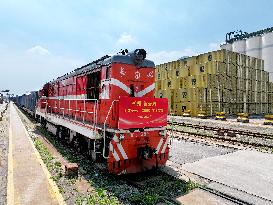 Scheduled Sea-rail Intermodal Train