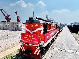 Scheduled Sea-rail Intermodal Train