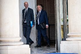 Weekly Cabinet Meeting - Paris
