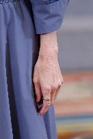 Queen Letizia During An Audience - Madrid