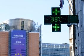 Heatwave in Brussels - Belgium