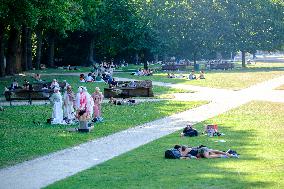 Heatwave in Brussels - Belgium