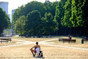 Heatwave in Brussels - Belgium