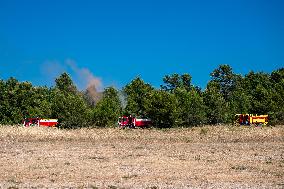 Illustration - Firefighters Response to Fires in Var - France