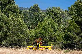 Illustration - Firefighters Response to Fires in Var - France