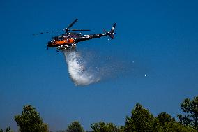 Illustration - Firefighters Response to Fires in Var - France