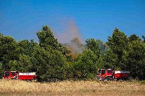 Illustration - Firefighters Response to Fires in Var - France
