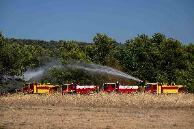 Illustration - Firefighters Response to Fires in Var - France