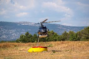 Illustration - Firefighters Response to Fires in Var - France