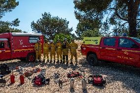 Illustration - Firefighters Response to Fires in Var - France