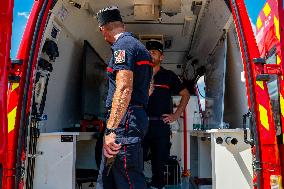Illustration - Firefighters Response to Fires in Var - France