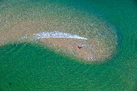 Aerial View of Benodet Lagoon