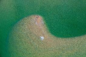 Aerial View of Benodet Lagoon