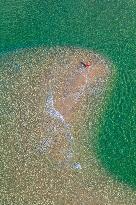 Aerial View of Benodet Lagoon
