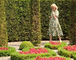 Queen Mathilde Visits Museum & Gardens Van Buuren - Belgium