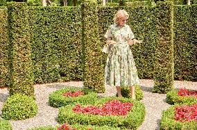 Queen Mathilde Visits Museum & Gardens Van Buuren - Belgium