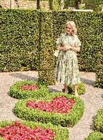 Queen Mathilde Visits Museum & Gardens Van Buuren - Belgium