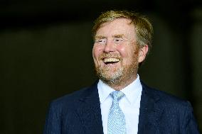 King Willem-Alexander Visits Oude Pekela - Netherlands
