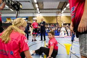 King Willem-Alexander Visits Oude Pekela - Netherlands