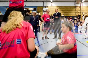 King Willem-Alexander Visits Oude Pekela - Netherlands