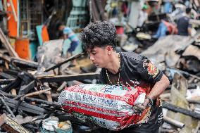 Aftermath a Fire at A Slum Area - Philippines