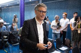 Press conference on a joint candidacy by left parties for the 2027 presidential election - Bagneux RL