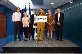Press conference on a joint candidacy by left parties for the 2027 presidential election - Bagneux RL