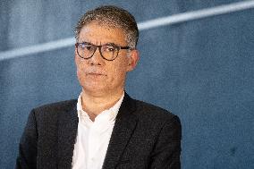 Press conference on a joint candidacy by left parties for the 2027 presidential election - Bagneux RL