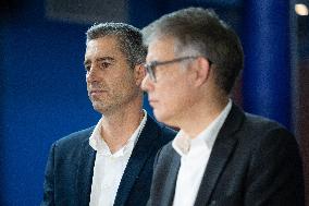 Press conference on a joint candidacy by left parties for the 2027 presidential election - Bagneux RL