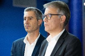 Press conference on a joint candidacy by left parties for the 2027 presidential election - Bagneux RL