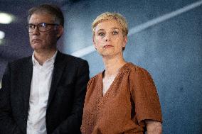 Press conference on a joint candidacy by left parties for the 2027 presidential election - Bagneux RL