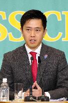 Japan upper house election debate