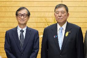 PM Ishiba meets Nippon Steel chairman