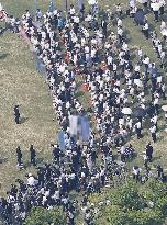 Japan upper house election campaign