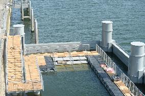 Preparation of The Bercy Site for The Opening of Swimming in The Seine - Paris