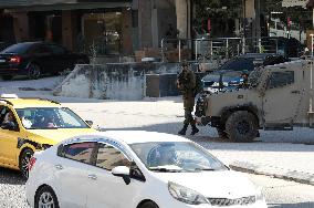 Israeli Soldier During Raid in Nablus