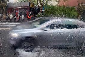 Rainstorm Yellow Alert in Chengdu