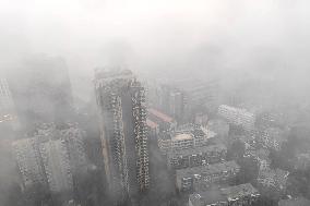 Rainstorm Yellow Alert in Chengdu