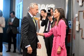 Queen Letizia At FAD Youth Foundation Meeting - Madrid