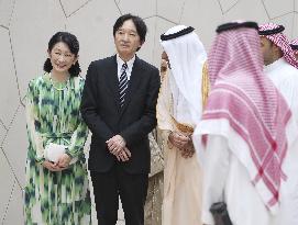 Crown prince at Osaka expo