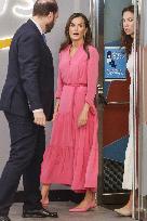 Queen Letizia At FAD Youth Foundation Meeting - Madrid